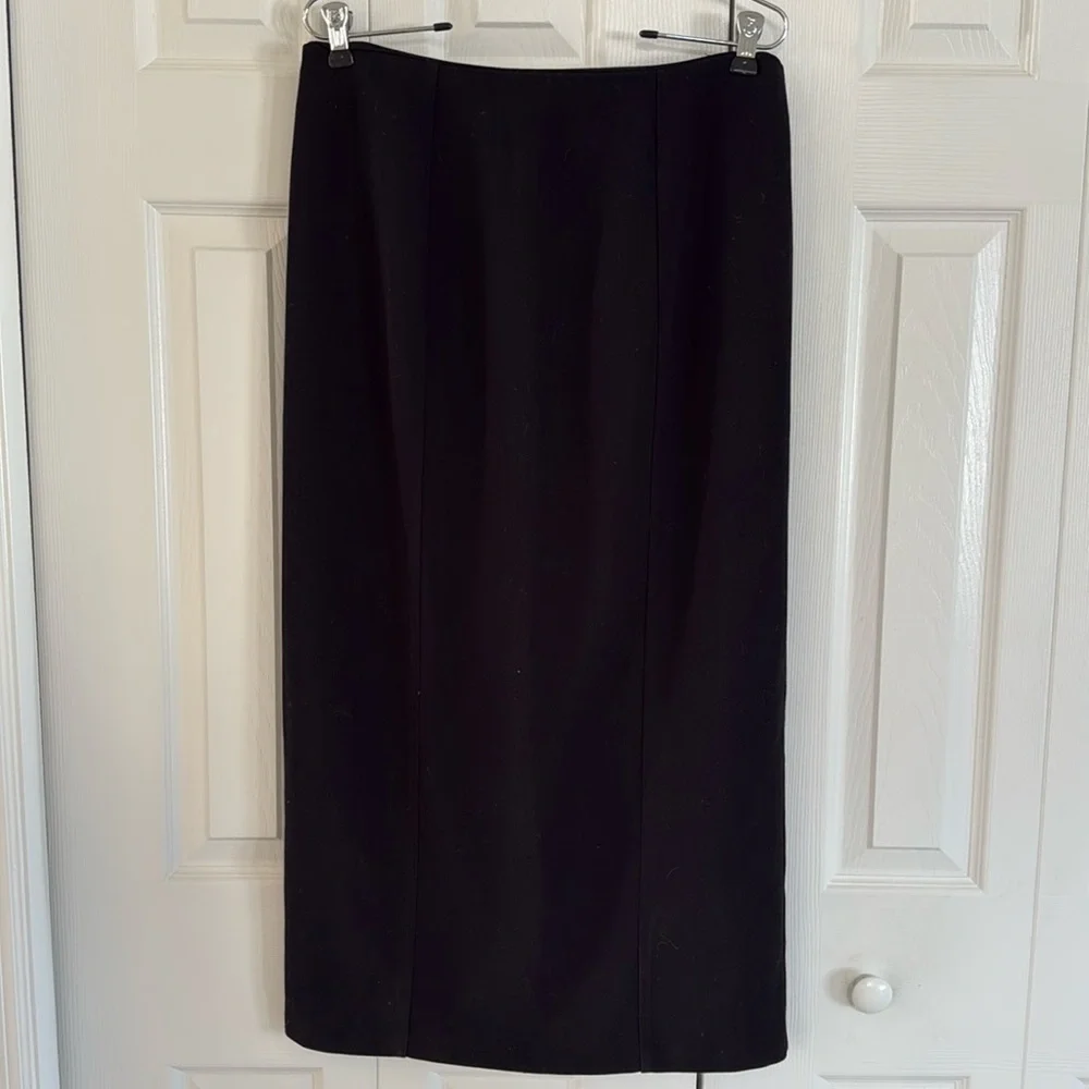 Vintage Old Navy Clothing Co. Women's Black Polyester/Rayon Pencil Skirt - 10 - Picture 2 of 10
